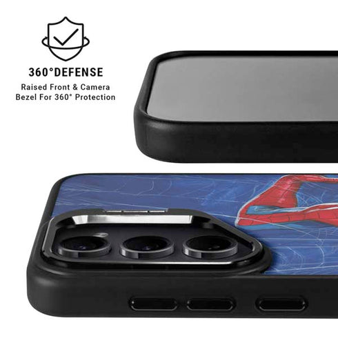 Marvel Spiderman World of Webs Galaxy S25 Ultra Kickstand Case
